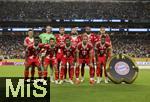 21.06.2025, FIFA Club World Cup 2025, Gruppe C, FC Bayern Mnchen - CA Boca Juniors, im Hard-Rock-Stadium in Miami, Florida (USA), Mannschaftsfoto. hinten vli: Joshua Kimmich (FC Bayern Mnchen), Torwart Manuel Neuer (FC Bayern Mnchen), Leon Goretzka (FC Bayern Mnchen), Konrad Laimer (FC Bayern Mnchen), Jonathan Tah (FC Bayern Mnchen), Josip Stanisic (Bayern Mnchen), v.v.li: Kingsley Coman (FC Bayern Mnchen), Raphael Guerreiro (FC Bayern Mnchen), Serge Gnabry (FC Bayern Mnchen), Harry Kane (FC Bayern Mnchen), Michael Olise (FC Bayern Mnchen) 