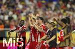 21.06.2025, FIFA Club World Cup 2025, Gruppe C, FC Bayern Mnchen - CA Boca Juniors, im Hard-Rock-Stadium in Miami, Florida (USA), Schlussjubel Bayern Dayot Upamecano (FC Bayern Mnchen), Aleksandar Pavlovic (Bayern Mnchen)  , Raphael Guerreiro (FC Bayern Mnchen), Lennart Karl (Bayern Mnchen) 