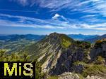 21.06.2025, Wandern im Allgu bei Oberjoch, Ausblick vom Berg Iseler zum Iseler Grat und Wannenjoch,  Er ist der Hausberg von Oberjoch und Bad Hindelang. 