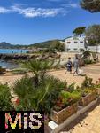 23.06.2025,  Beliebtes Reiseziel der Deutschen, Mallorca. Hier Cala Ratjada, an der Promenade.