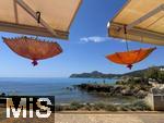 23.06.2025,  Beliebtes Reiseziel der Deutschen, Mallorca. Hier Cala Ratjada, an der Promenade.