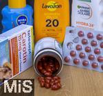 26.06.2025, Rezeptfreie Nahrungsergnzungsmittel, Carotin, fr den Schutz der Haut vor der Sonne. Fr gesunde und schne Haut. Beta-Carotin wird im Krper in Vitamin-A umgewandelt, das mit Biotin & Niacin den Erhalt gesunder Haut untersttzt. Sonnenmilch schtzt die Haut aktiv vor zu starker Sonneneinstrahlung