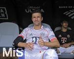 29.06.2025, FIFA Club World Cup 2025, Achtelfinale, CR Flamengo Rio de Janeiro - FC Bayern Mnchen, im Hard Rock Stadium (Miami Gardens, FL), Thomas Mller (FC Bayern Mnchen) auf der Bank 