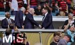 29.06.2025, FIFA Club World Cup 2025, Achtelfinale, CR Flamengo Rio de Janeiro - FC Bayern Mnchen, im Hard Rock Stadium (Miami Gardens, FL), Gianni Infantino (li, FIFA-Prsident) auf der Tribne als Zuschauer.