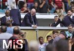 29.06.2025, FIFA Club World Cup 2025, Achtelfinale, CR Flamengo Rio de Janeiro - FC Bayern Mnchen, im Hard Rock Stadium (Miami Gardens, FL), Gianni Infantino (FIFA-Prsident) auf der Tribne als Zuschauer.