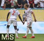 29.06.2025, FIFA Club World Cup 2025, Achtelfinale, CR Flamengo Rio de Janeiro - FC Bayern Mnchen, im Hard Rock Stadium (Miami Gardens, FL), Harry Kane (re, FC Bayern Mnchen) Torjubel mit Dayot Upamecano (FC Bayern Mnchen) 