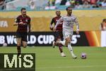 29.06.2025, FIFA Club World Cup 2025, Achtelfinale, CR Flamengo Rio de Janeiro - FC Bayern Mnchen, im Hard Rock Stadium (Miami Gardens, FL), re: Leroy Sane (Bayern Mnchen) am Ball 