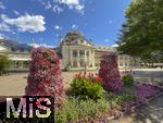 29.6.2025, Meran in Sdtirol, Italien. Das Kurhaus in der Stadtmitte.