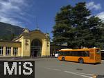 29.6.2025, Meran in S�dtirol, Italien. Bahnhof Meran 