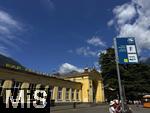 29.6.2025, Meran in S�dtirol, Italien. Bahnhof Meran 