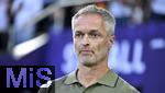 04.07.2025, UEFA Frauen-Europameisterschaft 2025 in der Schweiz. Spieltag 1, Vorrunde, Deutschland - Polen, im Kybunpark (St. Gallen, Schweiz). Bundestrainer Christian Wck (Deutschland)