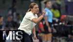 04.07.2025, UEFA Frauen-Europameisterschaft 2025 in der Schweiz. Spieltag 1, Vorrunde, Deutschland - Polen, im Kybunpark (St. Gallen, Schweiz). Trainerin Nina Patalon (Polen)