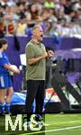 04.07.2025, UEFA Frauen-Europameisterschaft 2025 in der Schweiz. Spieltag 1, Vorrunde, Deutschland - Polen, im Kybunpark (St. Gallen, Schweiz). Bundestrainer Christian Wck (Deutschland)