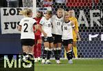 04.07.2025, UEFA Frauen-Europameisterschaft 2025 in der Schweiz. Spieltag 1, Vorrunde, Deutschland - Polen, im Kybunpark (St. Gallen, Schweiz). Jubel Deutschland zum Tor zum 2:0 durch Torschtzin Lea Schller (2vr., Deutschland)