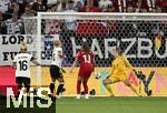 04.07.2025, UEFA Frauen-Europameisterschaft 2025 in der Schweiz. Spieltag 1, Vorrunde, Deutschland - Polen, im Kybunpark (St. Gallen, Schweiz). Tor zum 2:0 durch Torschtzin Lea Schller (Deutschland)