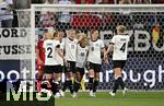 04.07.2025, UEFA Frauen-Europameisterschaft 2025 in der Schweiz. Spieltag 1, Vorrunde, Deutschland - Polen, im Kybunpark (St. Gallen, Schweiz). Jubel Deutschland zum Tor zum 2:0 durch Torschtzin Lea Schller (mi., Deutschland)