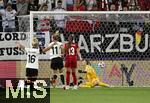 04.07.2025, UEFA Frauen-Europameisterschaft 2025 in der Schweiz. Spieltag 1, Vorrunde, Deutschland - Polen, im Kybunpark (St. Gallen, Schweiz). Tor zum 2:0 durch Torschtzin Lea Schller (Deutschland)