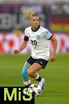 04.07.2025, UEFA Frauen-Europameisterschaft 2025 in der Schweiz. Spieltag 1, Vorrunde, Deutschland - Polen, im Kybunpark (St. Gallen, Schweiz). Elisa Sen (Deutschland) am Ball 