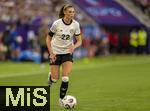 04.07.2025, UEFA Frauen-Europameisterschaft 2025 in der Schweiz. Spieltag 1, Vorrunde, Deutschland - Polen, im Kybunpark (St. Gallen, Schweiz). Jule Brand (Deutschland) am Ball 