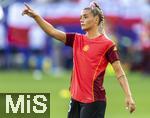 04.07.2025, UEFA Frauen-Europameisterschaft 2025 in der Schweiz. Spieltag 1, Vorrunde, Deutschland - Polen, im Kybunpark (St. Gallen, Schweiz). Selina Cerci (Deutschland) beim Aufwrmen 