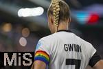 04.07.2025, UEFA Frauen-Europameisterschaft 2025 in der Schweiz. Spieltag 1, Vorrunde, Deutschland - Polen, im Kybunpark (St. Gallen, Schweiz). Giulia Gwinn (Deutschland) nachdenklich  