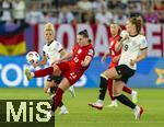 04.07.2025, UEFA Frauen-Europameisterschaft 2025 in der Schweiz. Spieltag 1, Vorrunde, Deutschland - Polen, im Kybunpark (St. Gallen, Schweiz). Adriana Achcinska (Polen) 