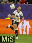 04.07.2025, UEFA Frauen-Europameisterschaft 2025 in der Schweiz. Spieltag 1, Vorrunde, Deutschland - Polen, im Kybunpark (St. Gallen, Schweiz). Klara Bhl (Deutschland) am Ball 