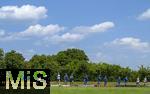 05.07.2025, Fussball 2. Bundesliga 2025/2026, 1.FC Magdeburg im Sommertrainingslager in Bad Wrishofen im Unterallgu,  Auslaufen unter weiss-blauem Himmel.