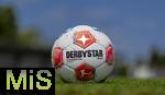 05.07.2025, Fussball 2. Bundesliga 2025/2026, 1.FC Magdeburg im Sommertrainingslager in Bad Wrishofen im Unterallgu,  Der neue Spielball DERBYSTAR, es ist der Offizielle Spielball fr die Saison 2025/26 der Bundesliga und 2. Bundesliga, Name: Bundesliga Brillant APS