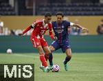 05.07.2025, FIFA Club World Cup 2025, Viertelfinale, Paris St. Germain - FC Bayern Mnchen, im Mercedes-Benz Stadium (Atlanta, GA), v.li: Jamal Musiala (FC Bayern Mnchen) gegen Marquinhos (FC Paris Saint-Germain) 
