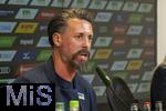 07.07.2025, Fussball 1. Bundesliga 2025/2026, Trainingsauftakt FC Augsburg, Pressekonferenz in der WWK-Arena Augsburg, Vorstellung von Trainer Sandro Wagner (FC Augsburg). 
 


