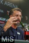 07.07.2025, Fussball 1. Bundesliga 2025/2026, Trainingsauftakt FC Augsburg, Pressekonferenz in der WWK-Arena Augsburg, Vorstellung von Trainer Sandro Wagner (FC Augsburg). 
 

