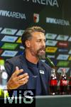 07.07.2025, Fussball 1. Bundesliga 2025/2026, Trainingsauftakt FC Augsburg, Pressekonferenz in der WWK-Arena Augsburg, Vorstellung von Trainer Sandro Wagner (FC Augsburg). 
 

