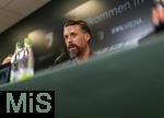 07.07.2025, Fussball 1. Bundesliga 2025/2026, Trainingsauftakt FC Augsburg, Pressekonferenz in der WWK-Arena Augsburg, Vorstellung von Trainer Sandro Wagner (FC Augsburg).  
  

