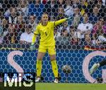 08.07.2025, UEFA Frauen-Europameisterschaft 2025 in der Schweiz. Spieltag 2, Vorrunde, Deutschland - Dnemark, im St-Jakob-Park Basel (Schweiz). Torhterin Maja Bay stergaard (Dnemark) 