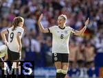 08.07.2025, UEFA Frauen-Europameisterschaft 2025 in der Schweiz. Spieltag 2, Vorrunde, Deutschland - Dnemark, im St-Jakob-Park Basel (Schweiz). Janina Minge  (Deutschland) in Rage