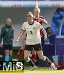 08.07.2025, UEFA Frauen-Europameisterschaft 2025 in der Schweiz. Spieltag 2, Vorrunde, Deutschland - Dnemark, im St-Jakob-Park Basel (Schweiz). Sarai Linder (Deutschland) 