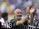 08.07.2025, FIFA Club World Cup 2025, Halbfinale, Fluminense FC - Chelsea FC, im MetLife Stadium (East Rutherford, NJ), Trainer Enzo Maresca (FC Chelsea) nach dem Sieg glcklich.