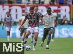 08.07.2025, FIFA Club World Cup 2025, Halbfinale, Fluminense FC - Chelsea FC, im MetLife Stadium (East Rutherford, NJ), v.li: IGNACIO (Fluminense) gegen Nicolas JACKSON (Chelsea).