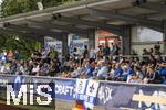 17.07.2025, Fussball 2. Bundesliga 2025/2026, Darmstadt 98 im Sommertrainingslager in Bad Wrishofen im Unterallgu, Testspiel: Darmstadt 98 - FC St.Gallen 1879, im Stadion Bad Wrishofen.  Volle Zuschauertribnen bei den beiden Testspielen im Wrishofener Stadion.