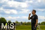 17.07.2025, Fussball 2. Bundesliga 2025/2026, Darmstadt 98 im Sommertrainingslager in Bad Wrishofen im Unterallgu, Testspiel: Darmstadt 98 - FC St.Gallen 1879, im Stadion Bad Wrishofen. Trainer Enrico Maaen (St. Gallen)