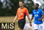 17.07.2025, Fussball 2. Bundesliga 2025/2026, Darmstadt 98 im Sommertrainingslager in Bad Wrishofen im Unterallgu, Testspiel: Darmstadt 98 - FC St.Gallen 1879, im Stadion Bad Wrishofen. Bundesliga-Schiedsrichter Robert Hartmann (Krugzell) 