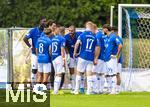 17.07.2025, Fussball 2. Bundesliga 2025/2026, Darmstadt 98 im Sommertrainingslager in Bad Wrishofen im Unterallgu, Testspiel: Darmstadt 98 - FC St.Gallen 1879, im Stadion Bad Wrishofen. Serhat-Semih Gler (mitte, SV Darmstadt 98) gibt der Mannschaft Anweisungen