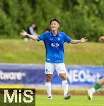 17.07.2025, Fussball 2. Bundesliga 2025/2026, Darmstadt 98 im Sommertrainingslager in Bad Wrishofen im Unterallgu, Testspiel: Darmstadt 98 - FC St.Gallen 1879, im Stadion Bad Wrishofen. Hiroki Akiyama (SV Darmstadt 98), 