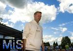 17.07.2025, Fussball 2. Bundesliga 2025/2026, Darmstadt 98 im Sommertrainingslager in Bad Wrishofen im Unterallgu, Testspiel: Darmstadt 98 - FC St.Gallen 1879, im Stadion Bad Wrishofen. Trainer Florian Kohfeldt (SV Darmstadt 98) nachdenklich 