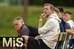 17.07.2025, Fussball 2. Bundesliga 2025/2026, Darmstadt 98 im Sommertrainingslager in Bad Wrishofen im Unterallgu, Testspiel: Darmstadt 98 - FC St.Gallen 1879, im Stadion Bad Wrishofen. Trainer Florian Kohfeldt (SV Darmstadt 98) nachdenklich 