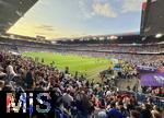 19.07.2025, UEFA Frauen-Europameisterschaft 2025 in der Schweiz. Viertelfinale, Frankreich - Deutschland, im St-Jakob-Park Basel (Schweiz). Stadionbersicht, Totale, bersicht, Vogelperspektive, Innenansicht, .