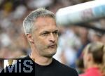 19.07.2025, UEFA Frauen-Europameisterschaft 2025 in der Schweiz. Viertelfinale, Frankreich - Deutschland, im St-Jakob-Park Basel (Schweiz). Trainer Christian Wck (Deutschland) 