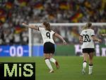 19.07.2025, UEFA Frauen-Europameisterschaft 2025 in der Schweiz. Viertelfinale, Frankreich - Deutschland, im St-Jakob-Park Basel (Schweiz). Sjoeke Nsken (Deutschland) jubelt