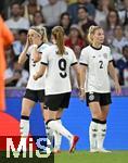 19.07.2025, UEFA Frauen-Europameisterschaft 2025 in der Schweiz. Viertelfinale, Frankreich - Deutschland, im St-Jakob-Park Basel (Schweiz). Kathrin Hendrich (Deutschland) regt sich auf